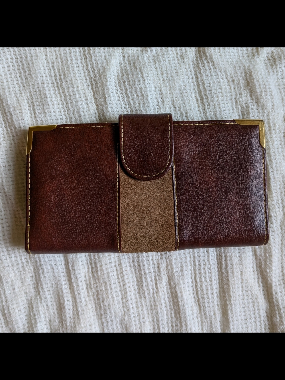 Vintage 70s Faux Leather Wallet